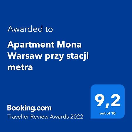 Apartment Mona Warsaw Przy Stacji Metra Exterior foto